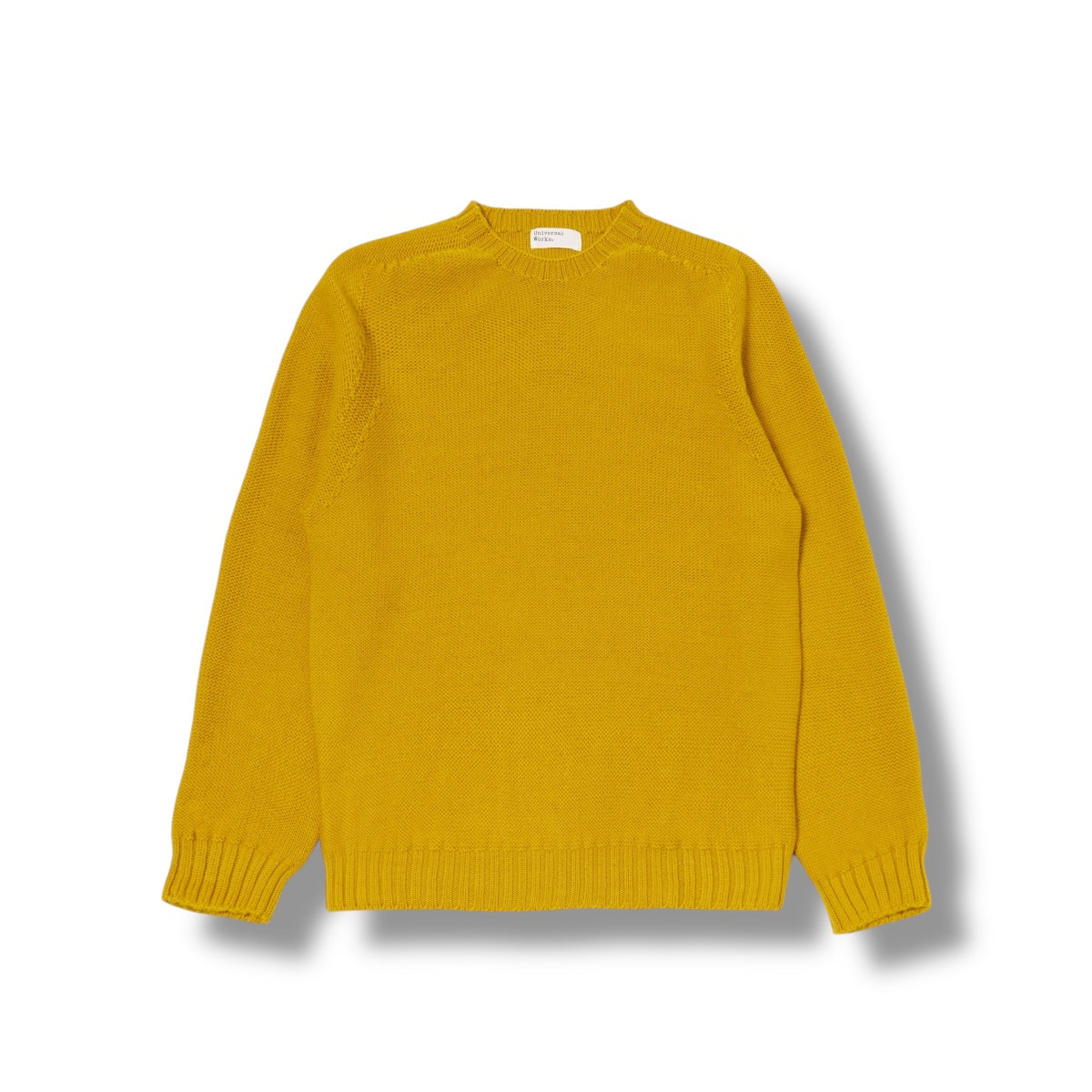Universal Works Seamless Crew Shetland Wild gold
