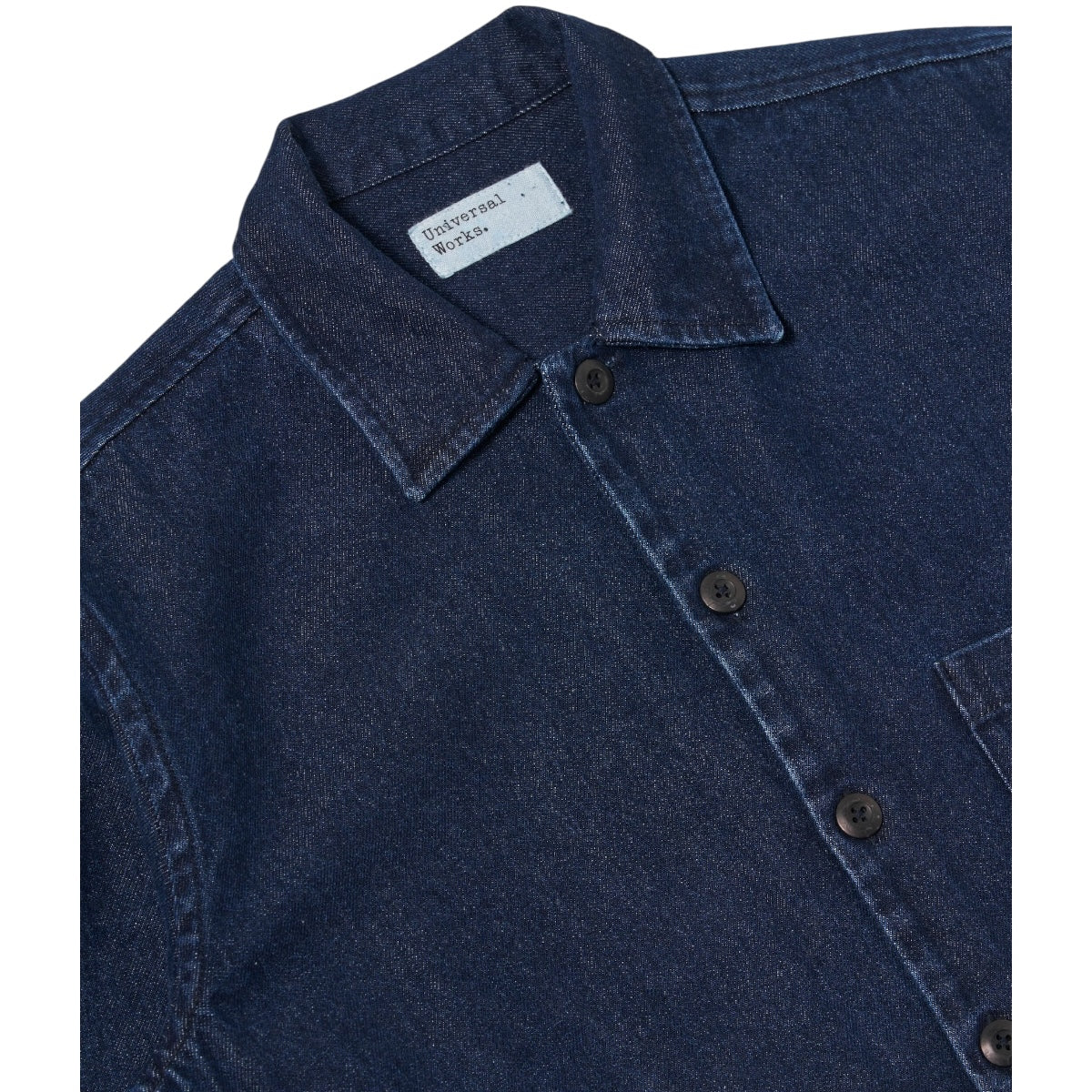 Universal Works Fatigue Shirt Work Denim indigo