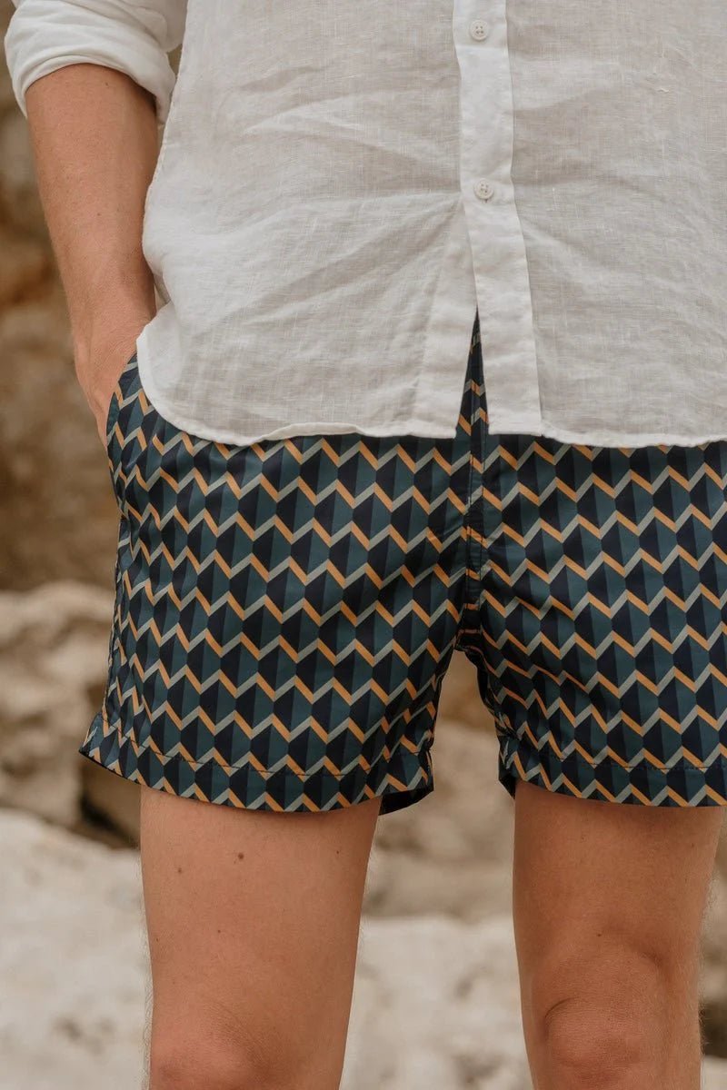 Apnee Swim Shorts zellige vert