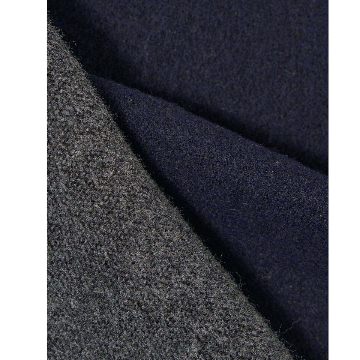 Universal Works Scarf Double Sided navy/mid grey