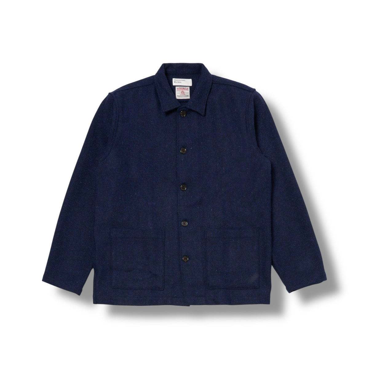 Universal Works Easy Jacket LW Harris Tweed indigo