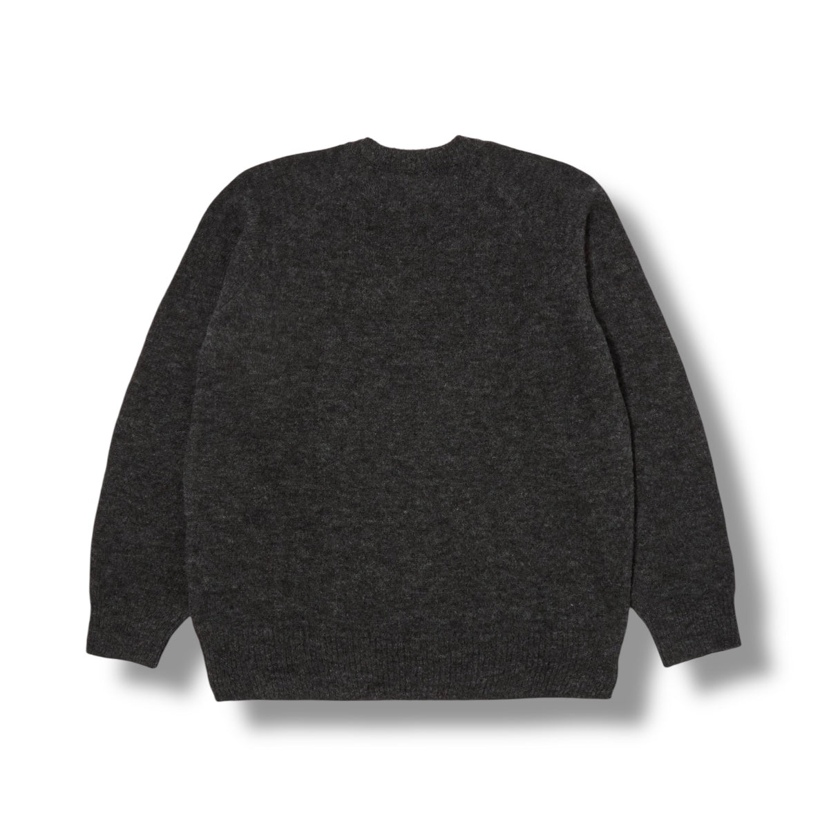Universal Works Lyon Crew Alpaca Knit charcoal