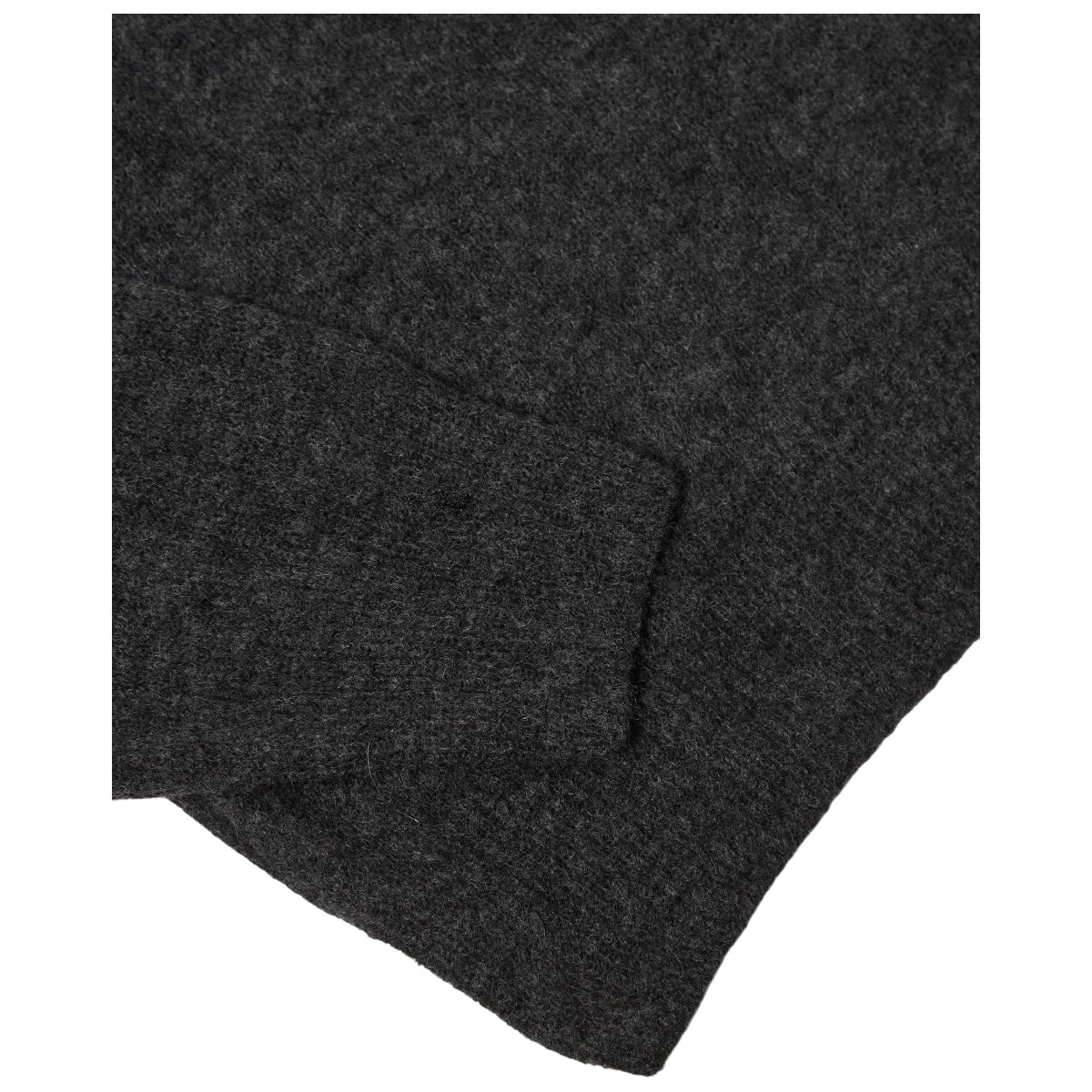 Universal Works Lyon Crew Alpaca Knit charcoal