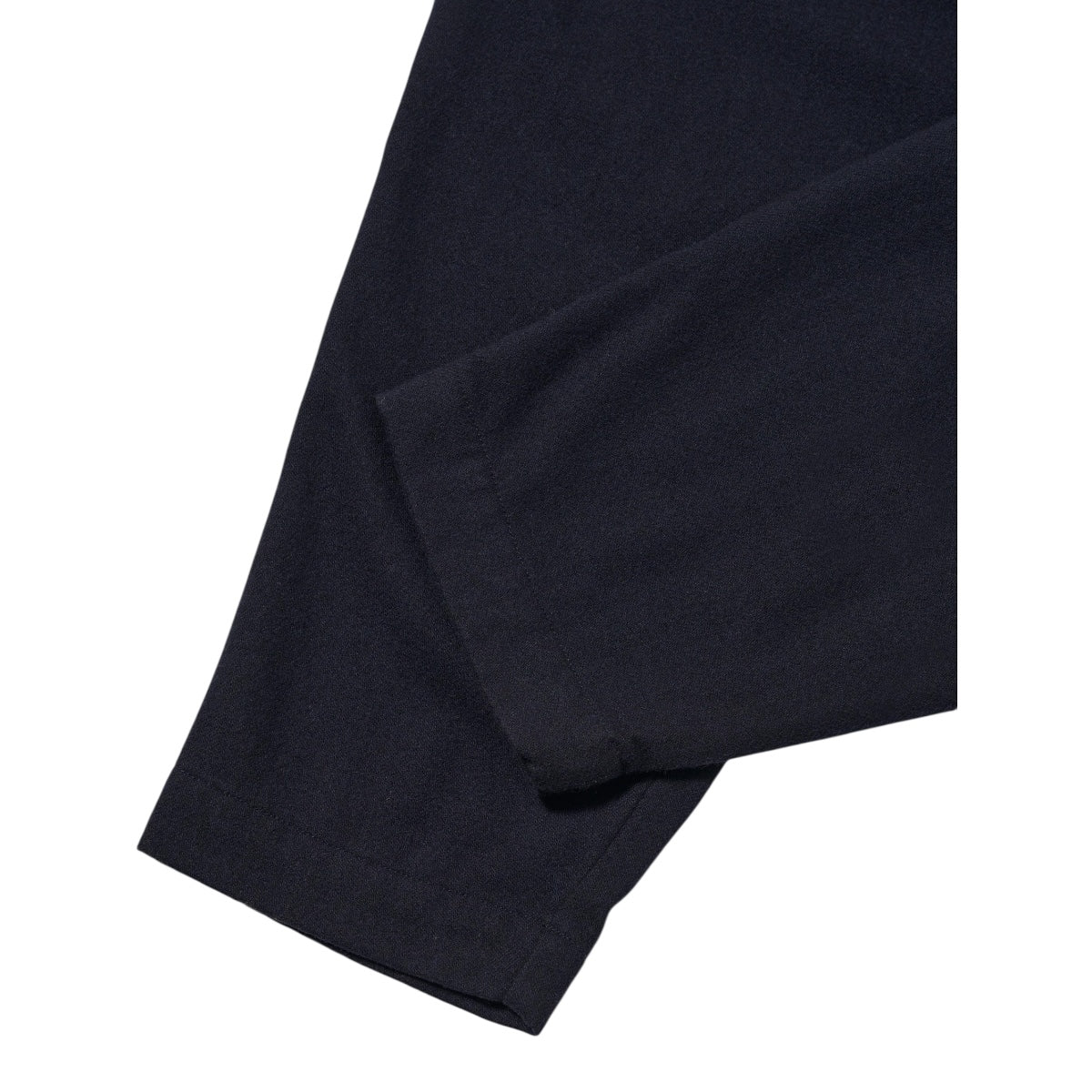 Universal Works Pleated Track Pant Soft Recycled Wool dark navy