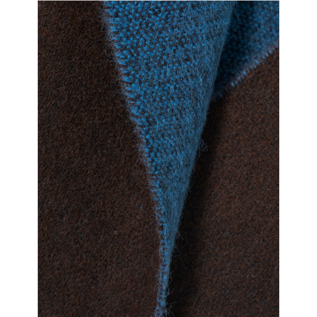 Universal Works Scarf Double Sided lt blue/brown
