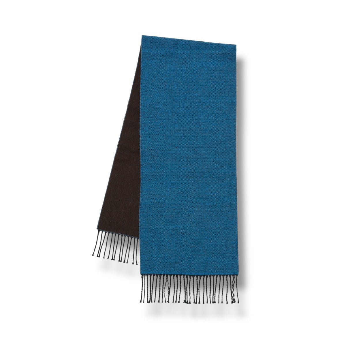 Universal Works Scarf Double Sided lt blue/brown