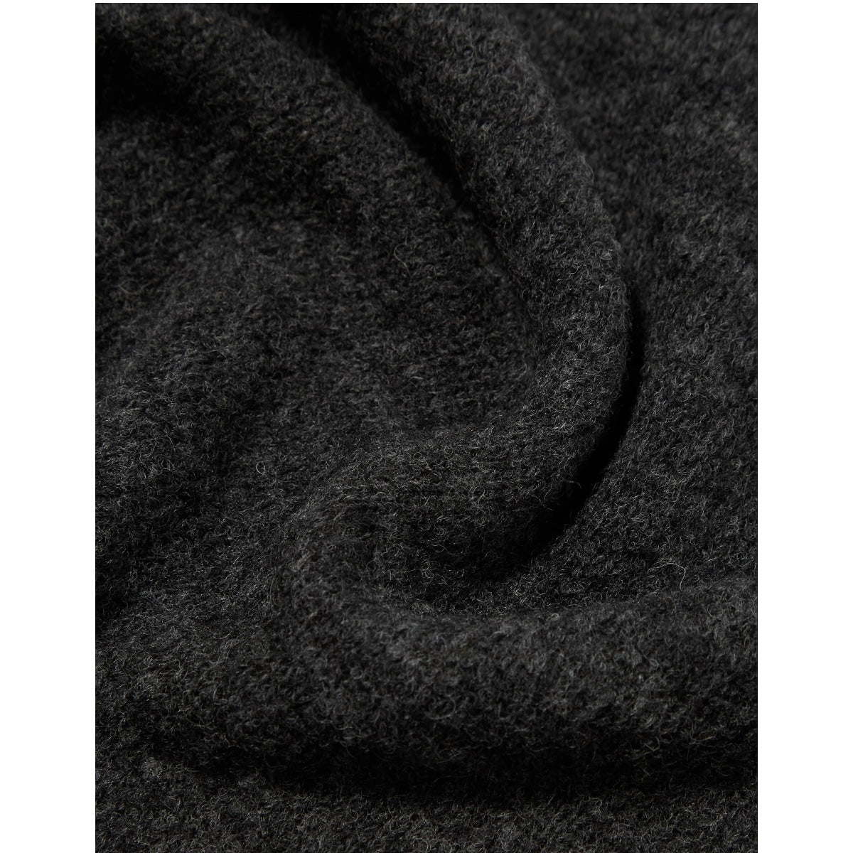 Universal Works Lyon Crew Alpaca Knit charcoal