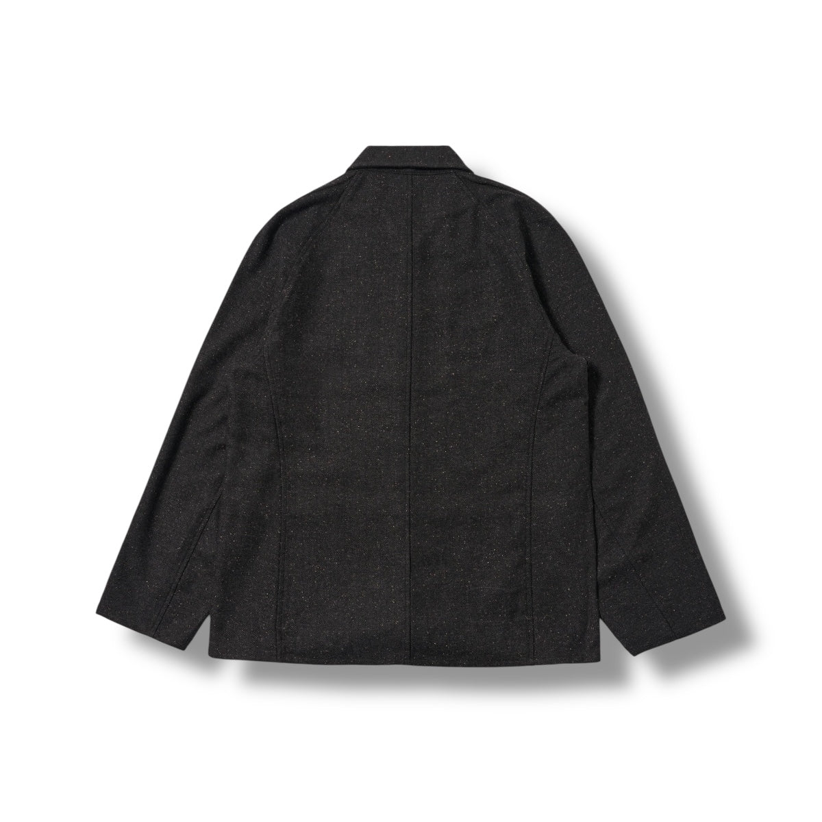 Universal Works Station Jacket Salt N Pepper Tweed black