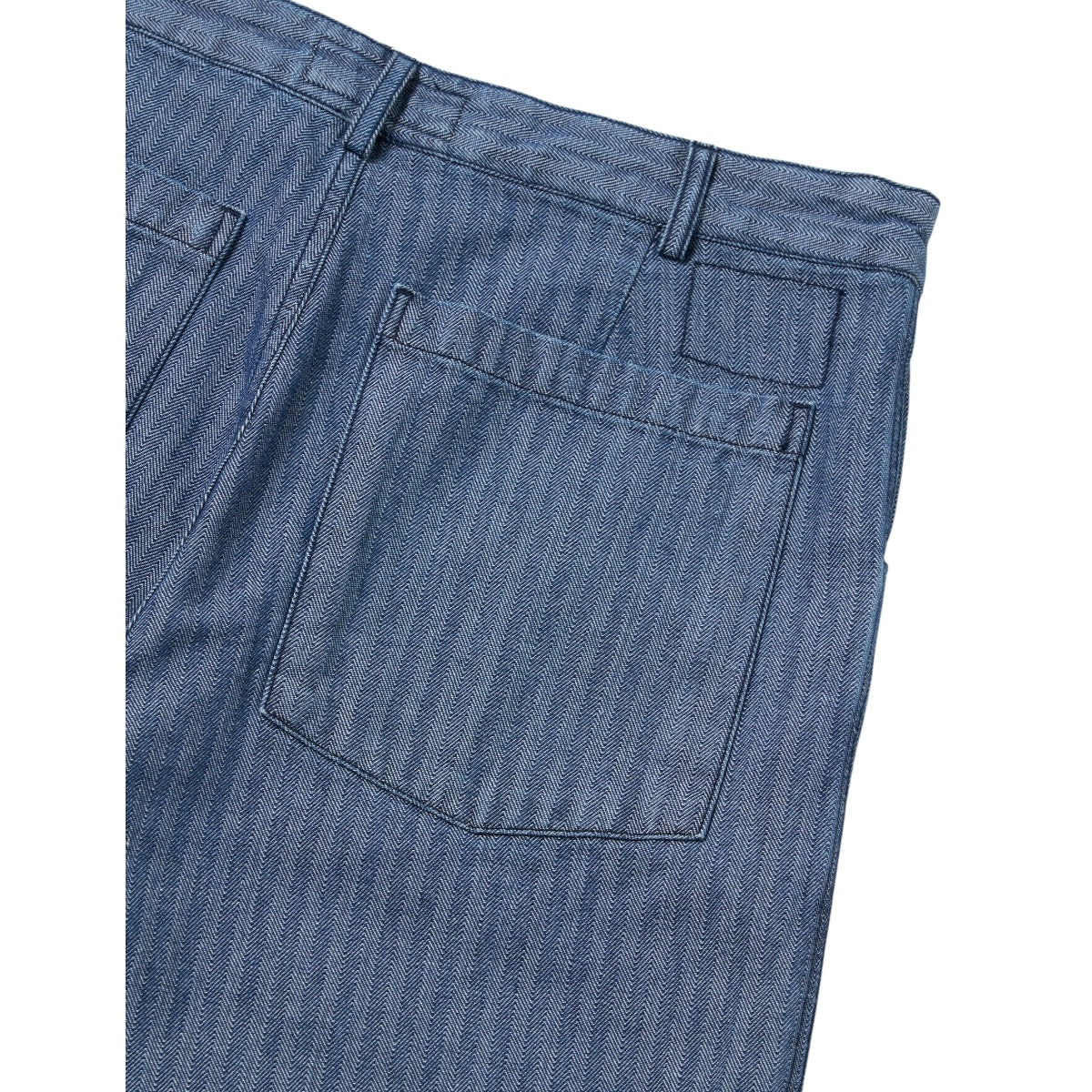 Universal Works Utility Pant Denim Herringbone indigo