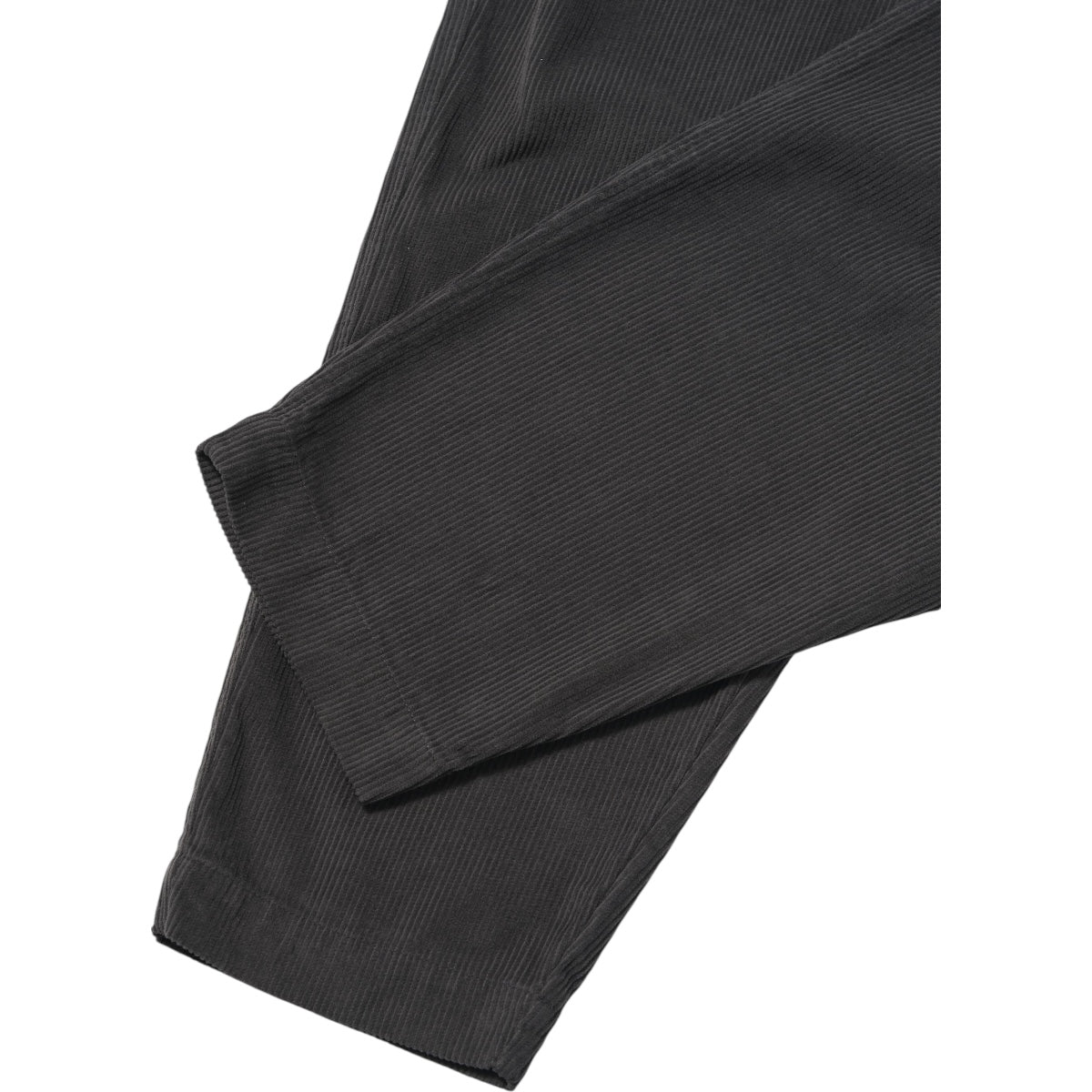 Universal Works Pleated Track Pant Cord charcoal