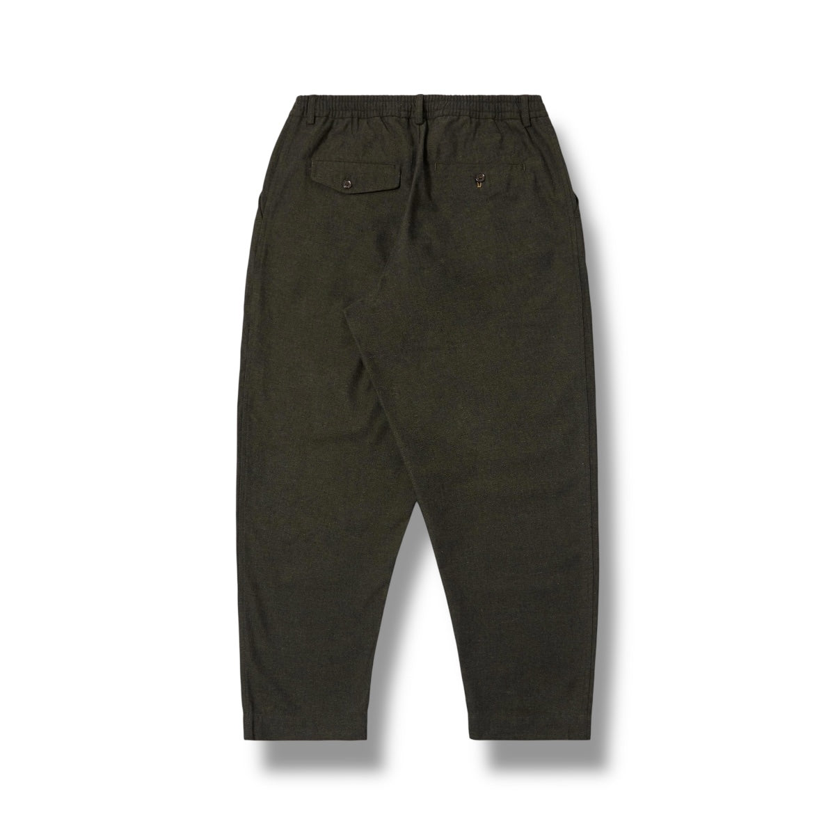 Universal Works Pleated Track Pant Lucca Suiting olive