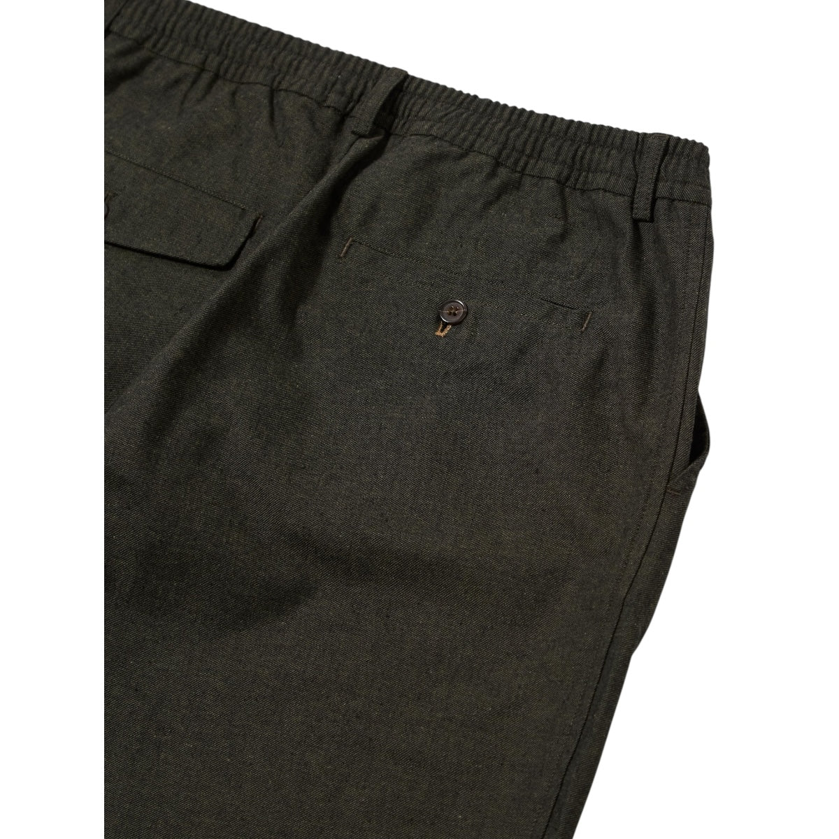 Universal Works Pleated Track Pant Lucca Suiting olive