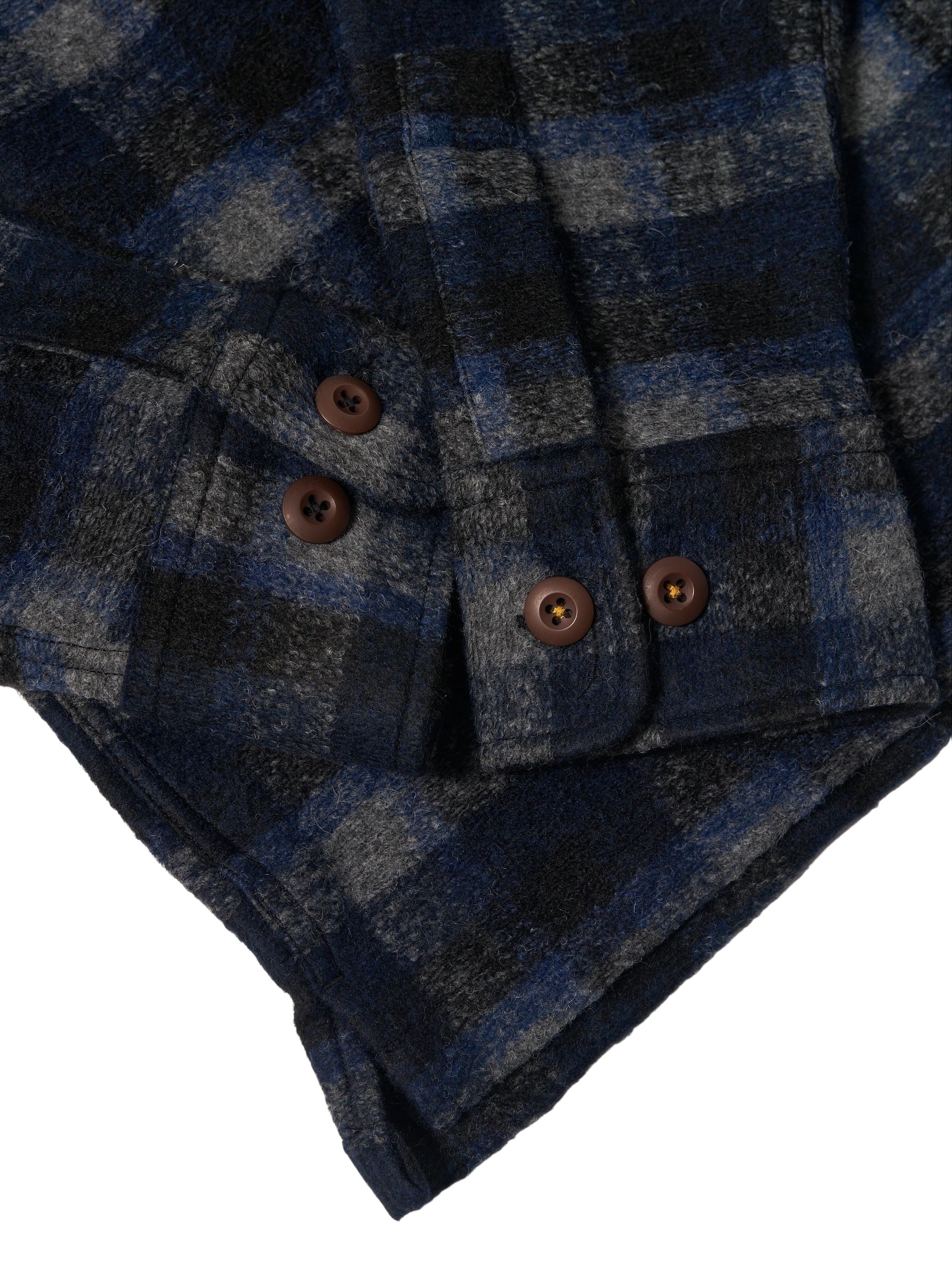 Universal Works Fatigue Shirt Chandler Plaid navy/black