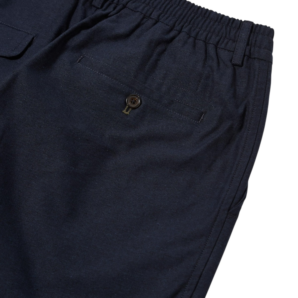 Universal Works Pleated Track Pant Lucca Suiting navy