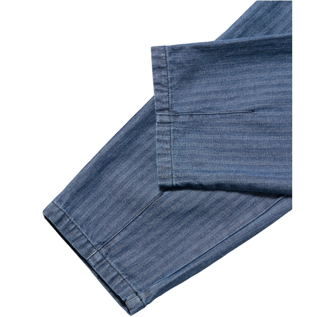 Universal Works Utility Pant Denim Herringbone indigo