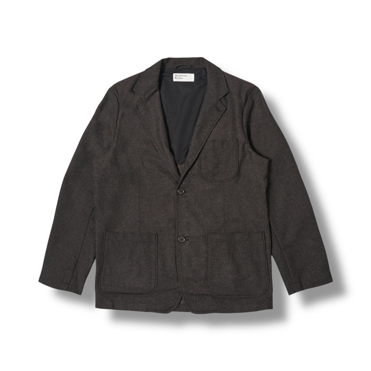 Universal Works Two Button Jacket Upcycled It Tweed brown