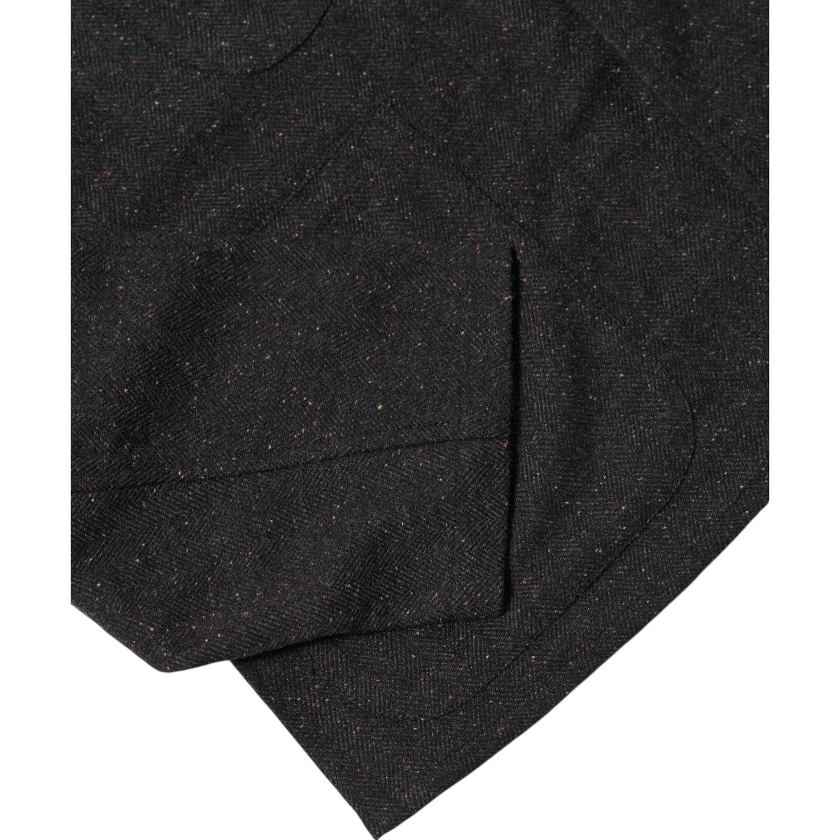Universal Works Station Jacket Salt N Pepper Tweed black
