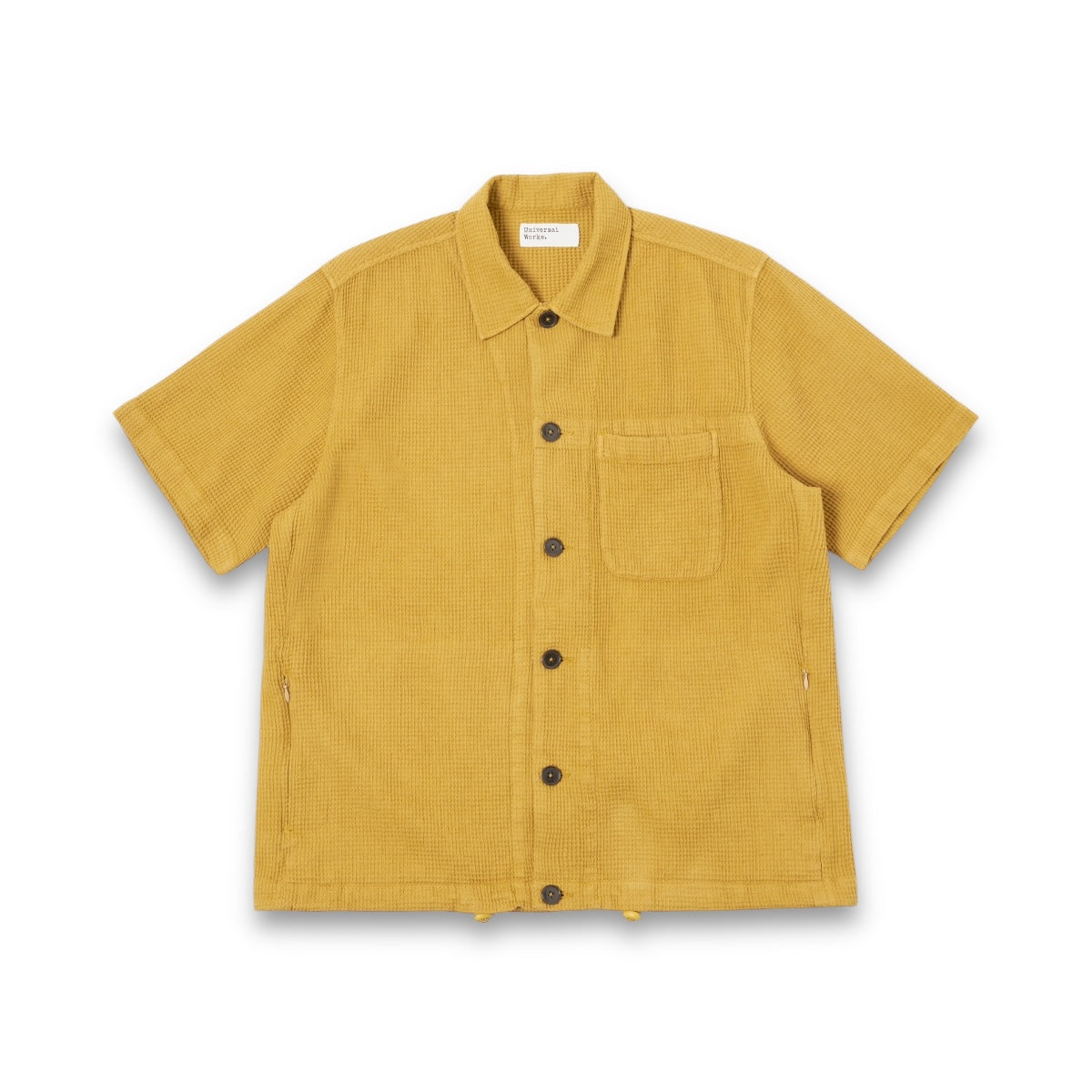 Universal Works Tech Overshirt 32176 Nippon Waffle camel