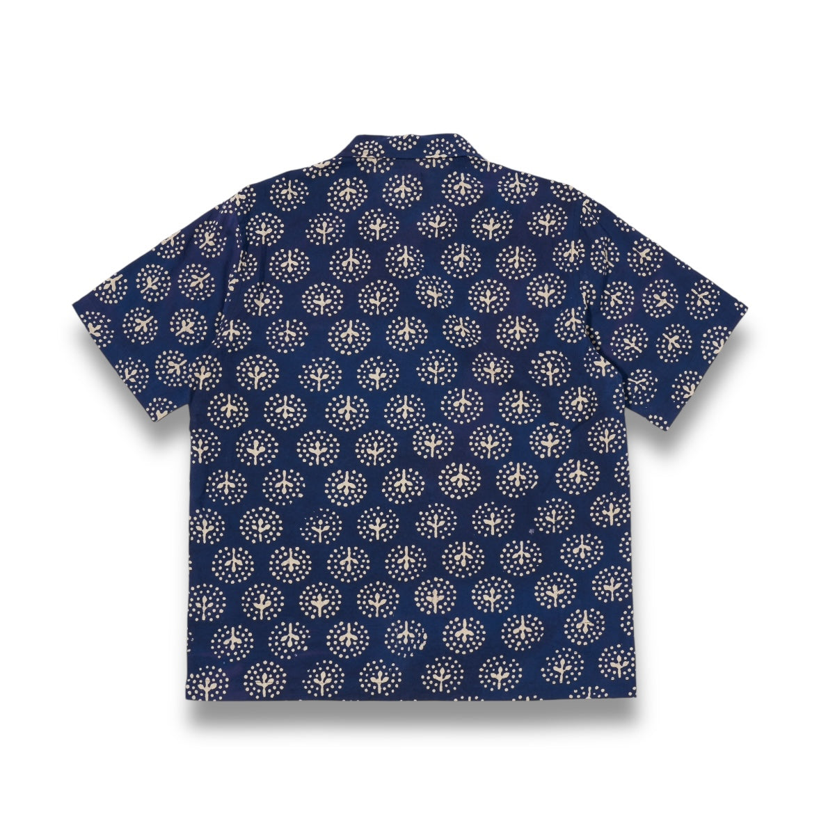 Universal Works Road Shirt 32153 Magic Circle Print navy