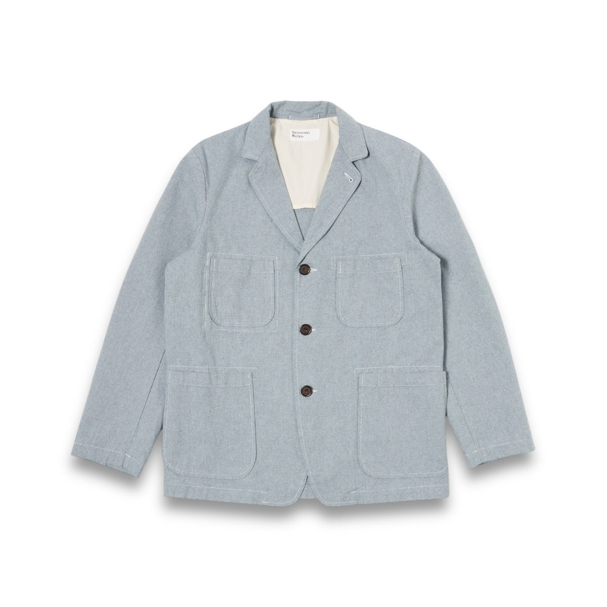 Universal Works Five Pocket Jacket 32531 Reworked Jean Cloth indigo
