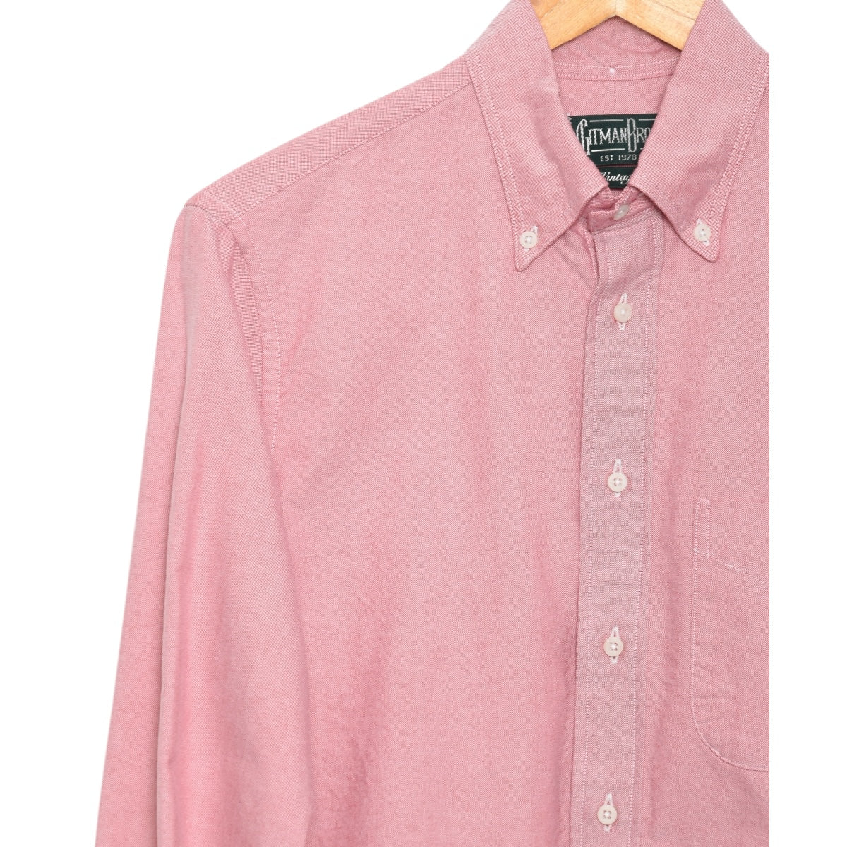 Gitman Brothers Vintage Button Down Shirt red oxford