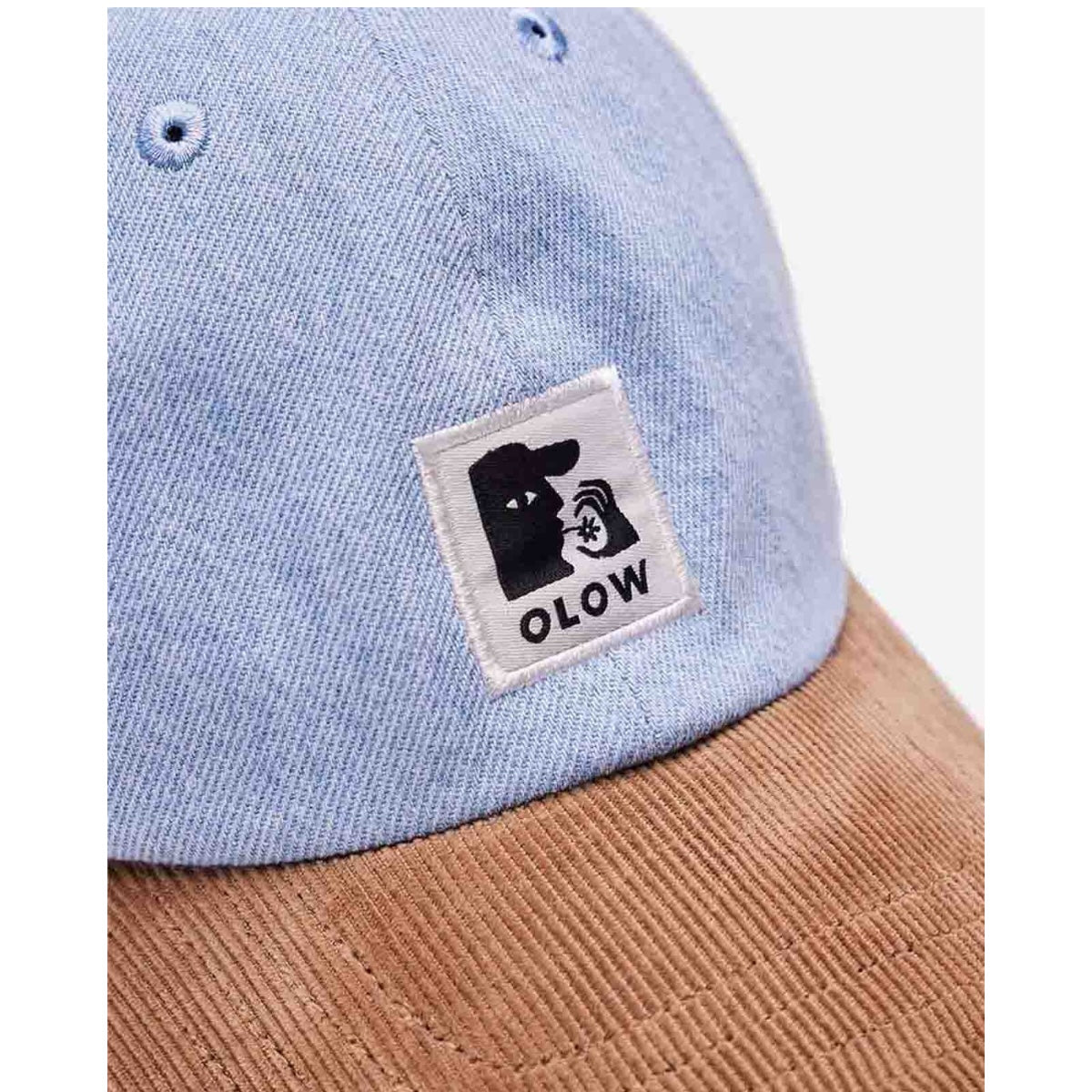 Olow Six Pannel Cap Stanton denim clair