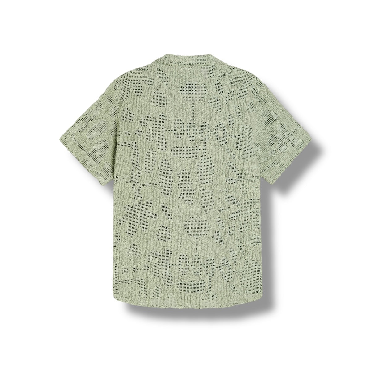 OAS Cuba Crochet Shirt galbanum
