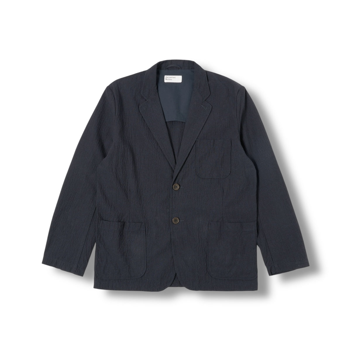 Universal Works Two Button Jacket 32116 Ospina Cotton dark navy