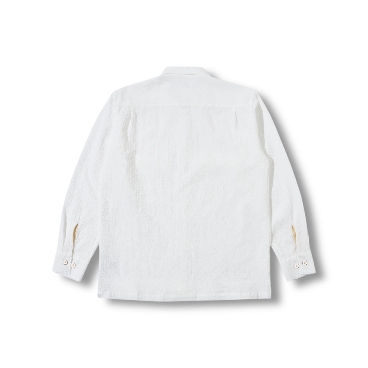 Universal Works L/S Utility Shirt 32657 Seersucker white