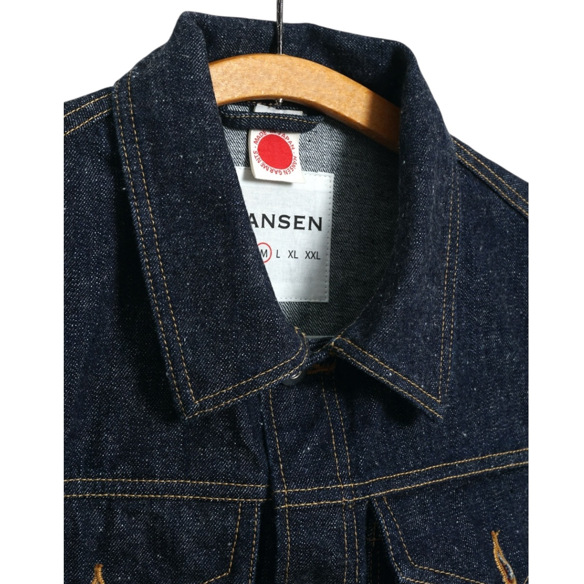 Hansen Gene 100-10-20 Neppy Denim Jacket indigo