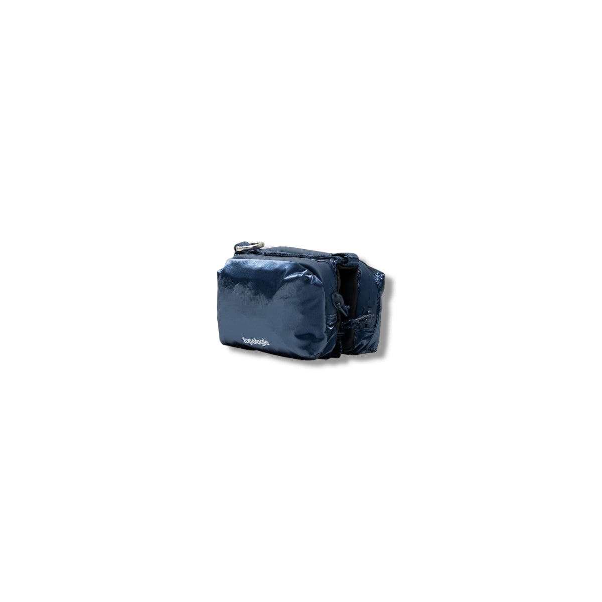 Topologie Wares Bags Mini Bottle Sacoche Marine Blue Metallic