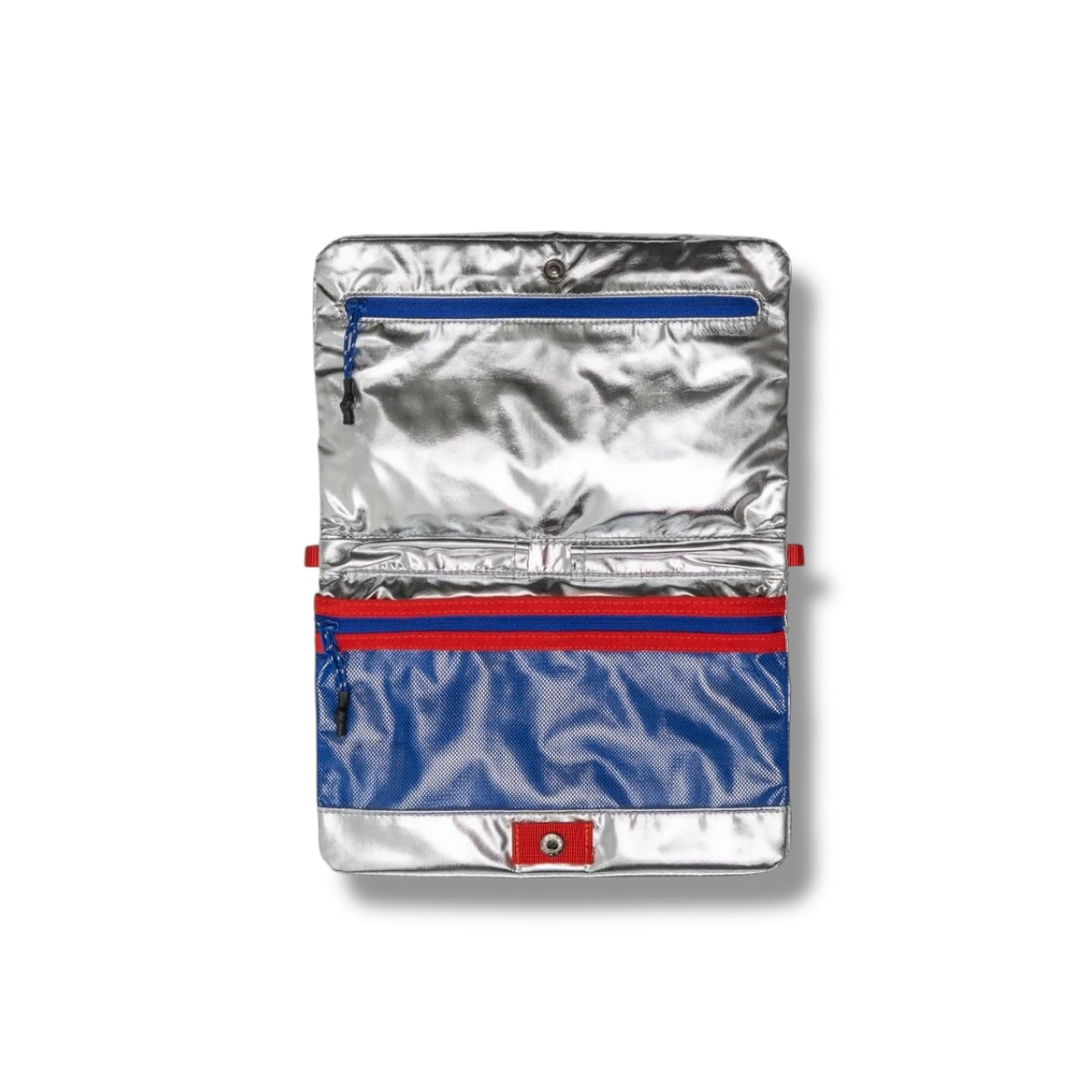 Topologie Wares Bags Flat Sacoche Small Satellite Metallic