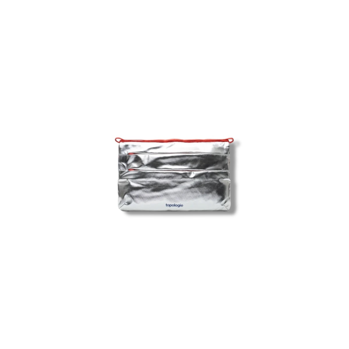 Topologie Wares Bags Flat Sacoche Small Satellite Metallic