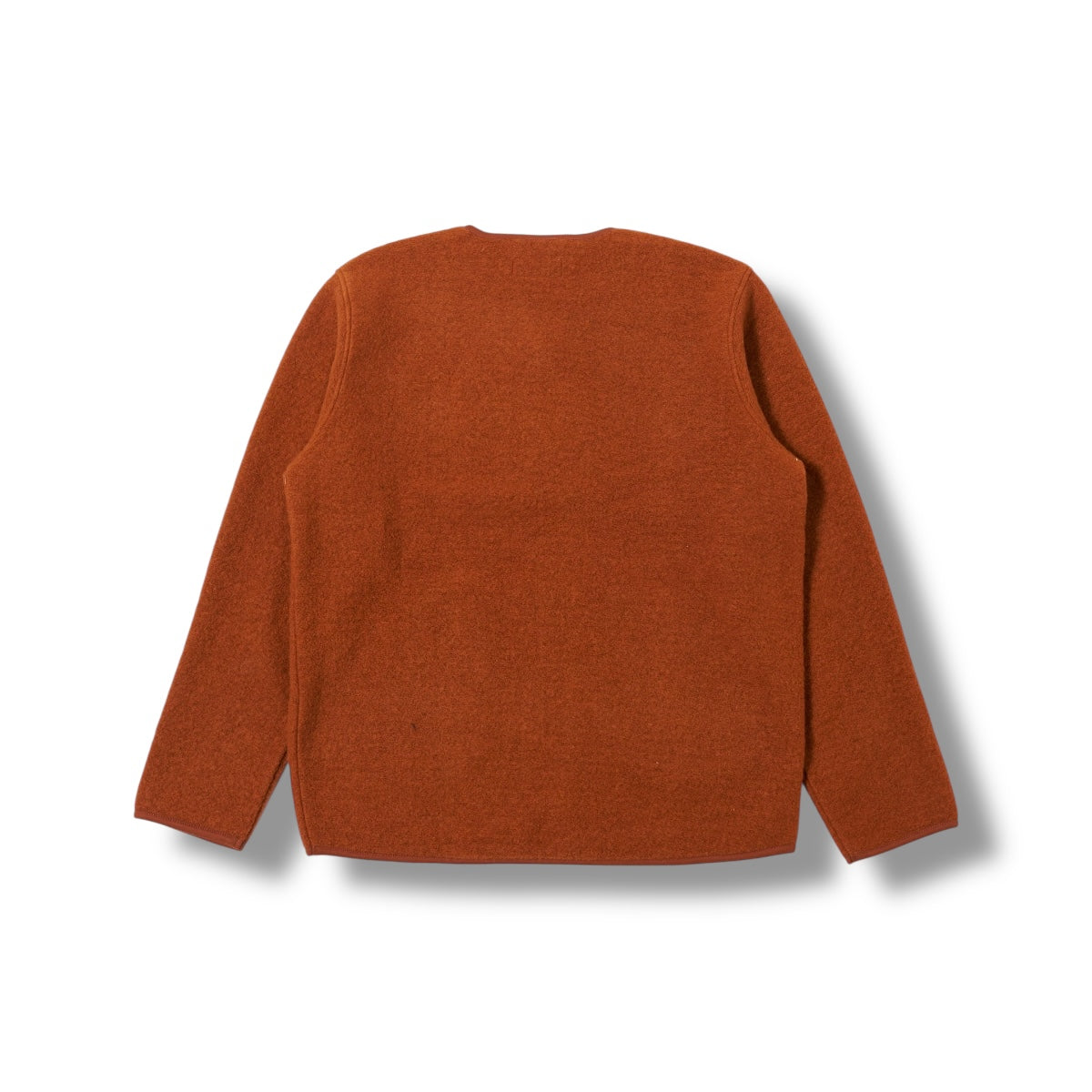 Universal Works Zip Liner Jacket Wool Fleece rust