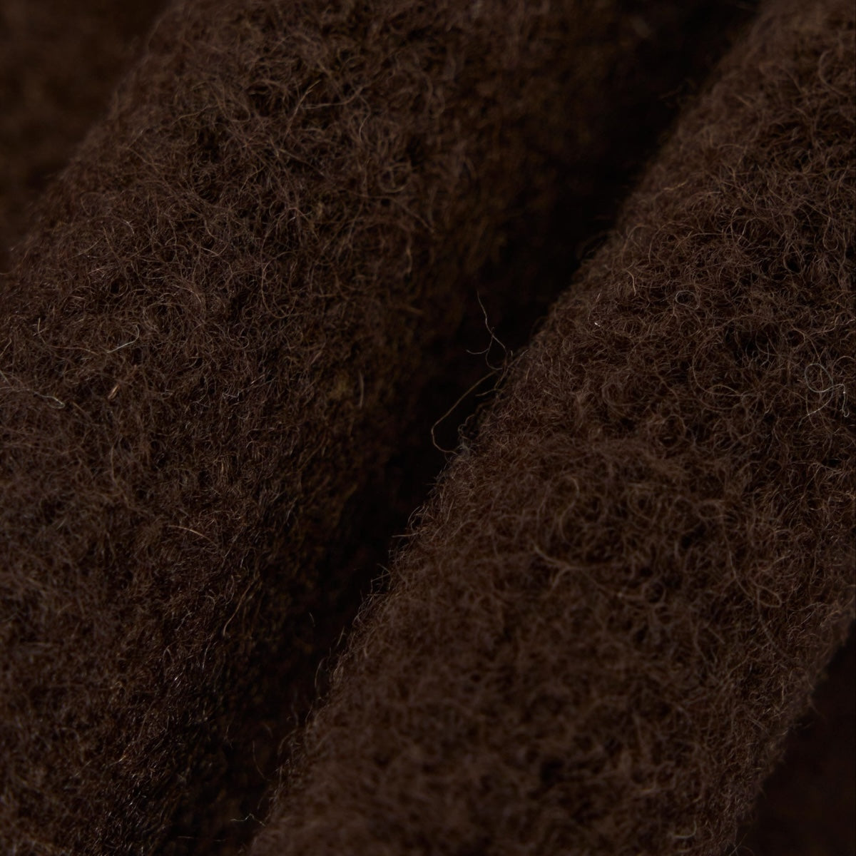 Universal Works Zip Liner Jacket Wool Fleece brown