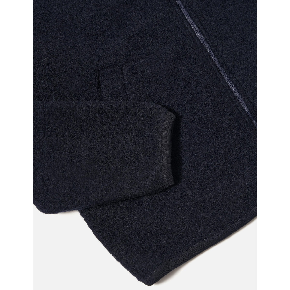 Universal Works Zip Bomber Wool Fleece navy