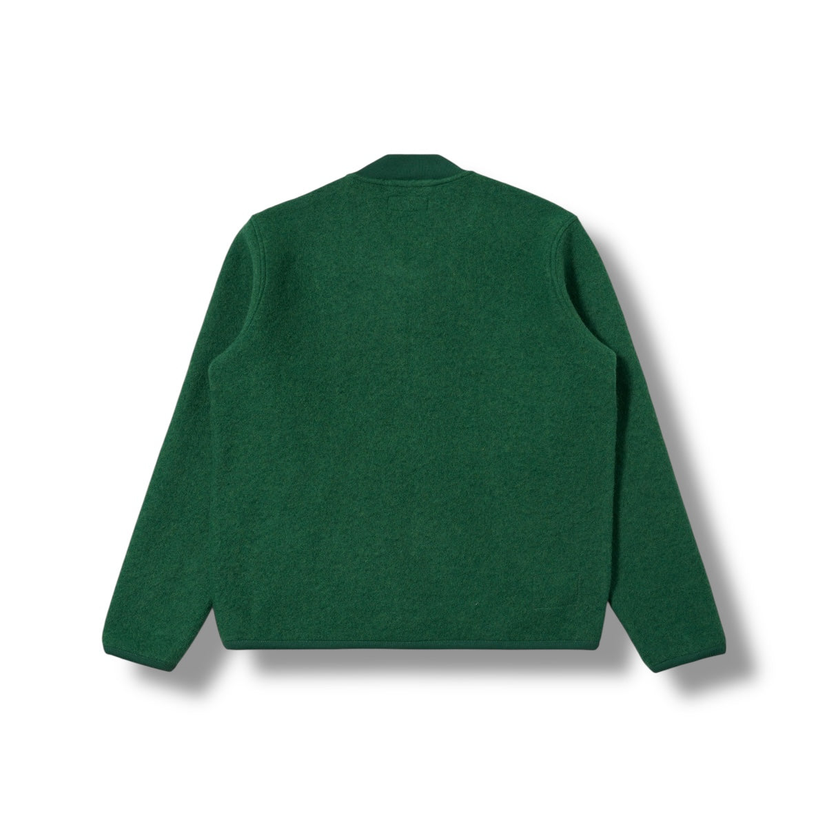 Universal Works Zip Bomber Wool Fleece green