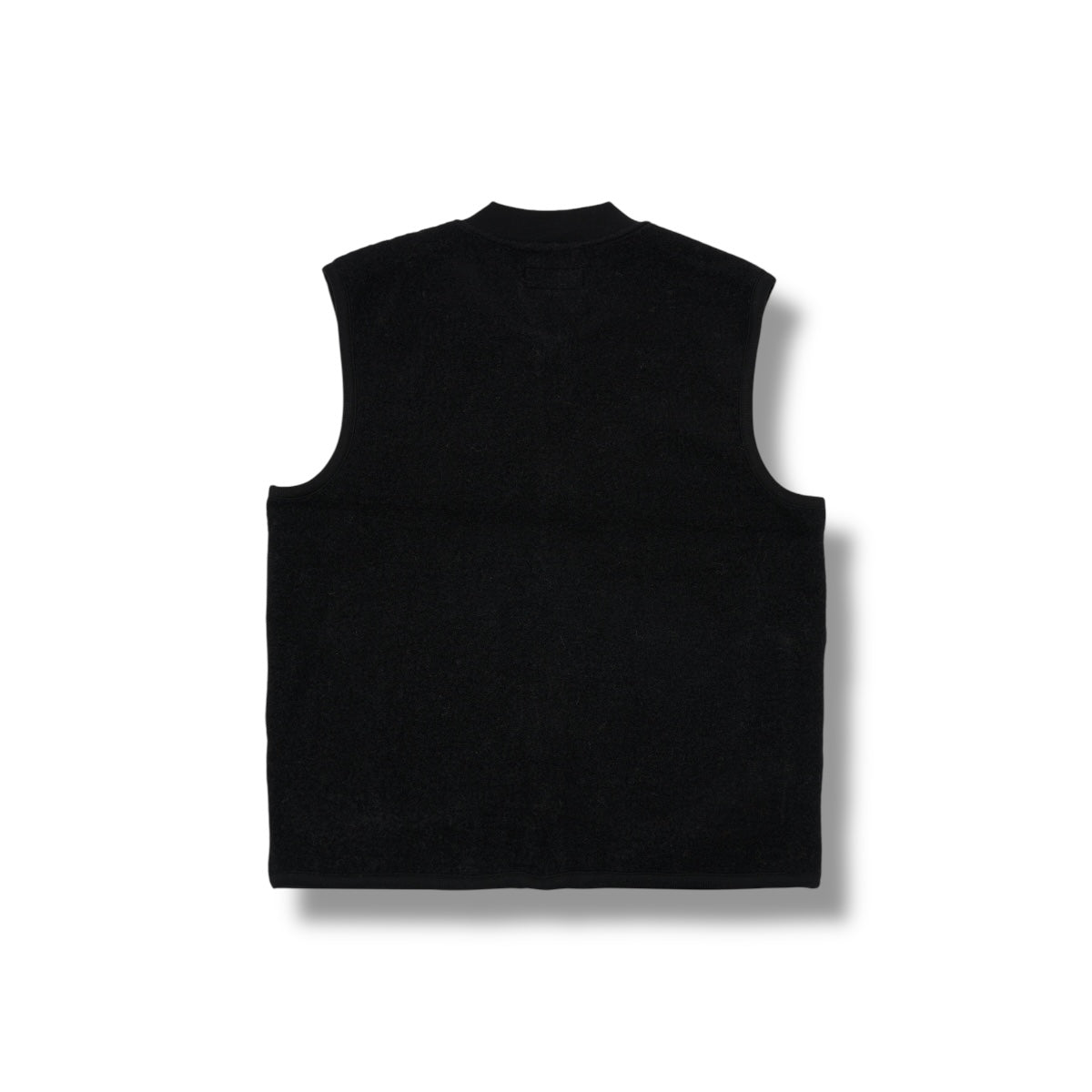 Universal Works Zip Waistcoat Wool Fleece black