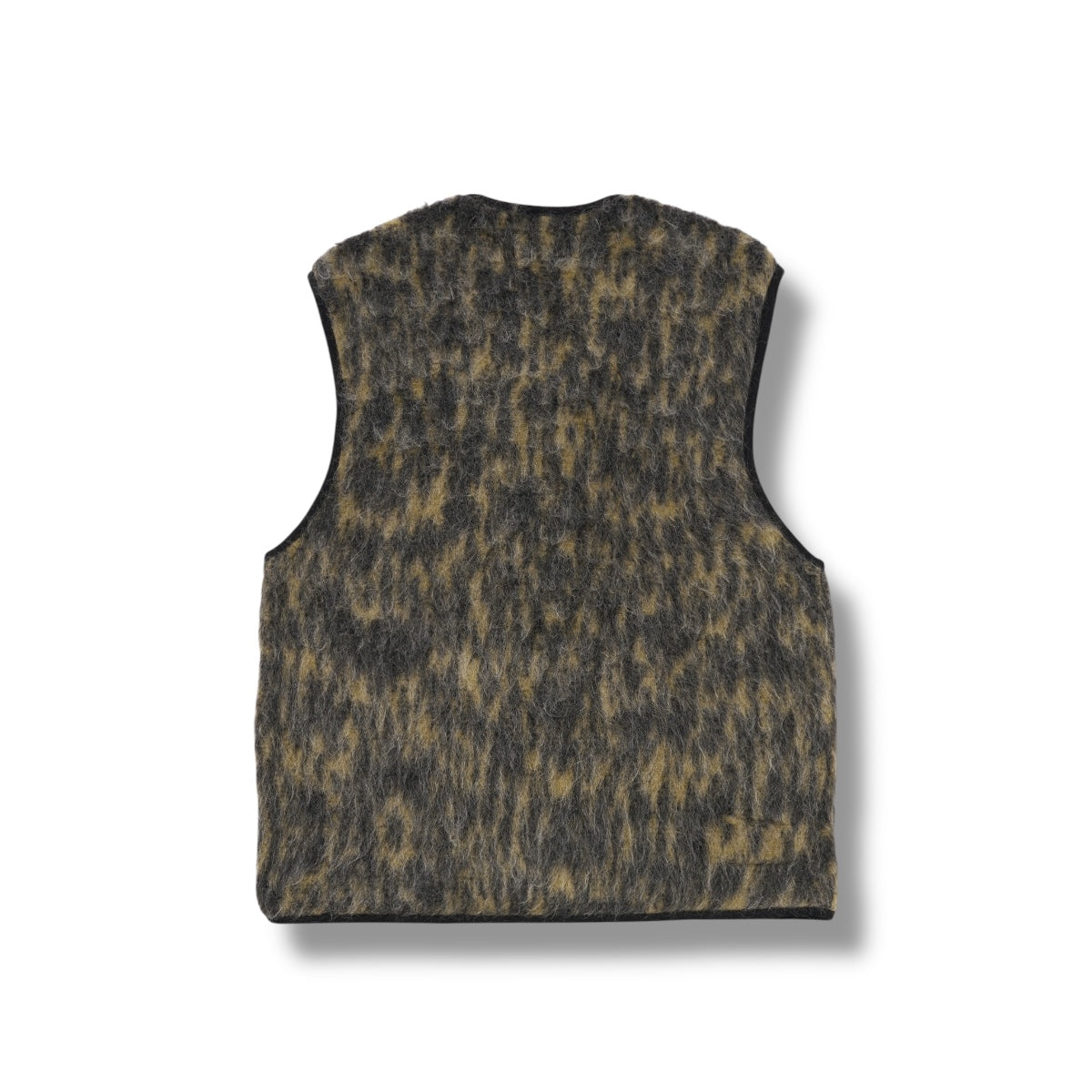Universal Works Zip Gilet Dolce Fleece charcoal
