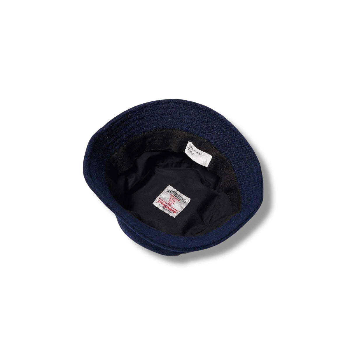 Universal Works Lewis Hat LW Harris Tweed indigo