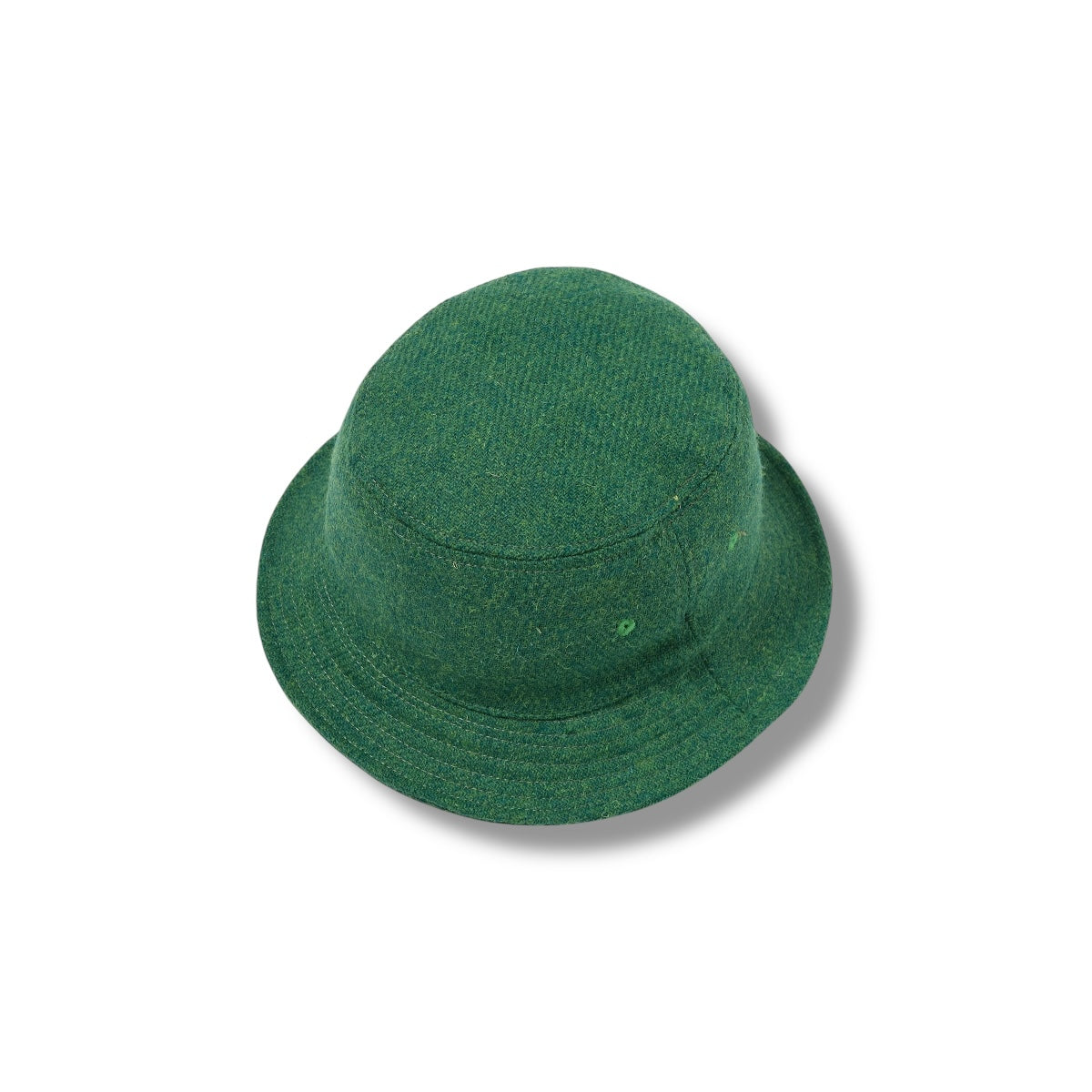 Universal Works Lewis Hat LW Harris Tweed green