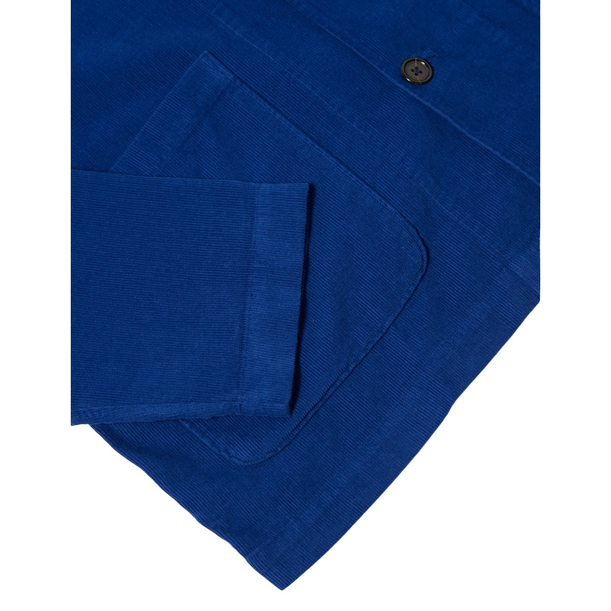 Universal Works Bakers Overshirt Fine Organic Cord work blue