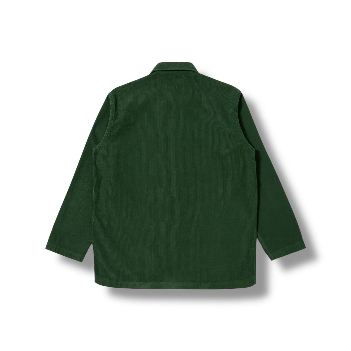 Universal Works Bakers Overshirt Fine Organic Cord green