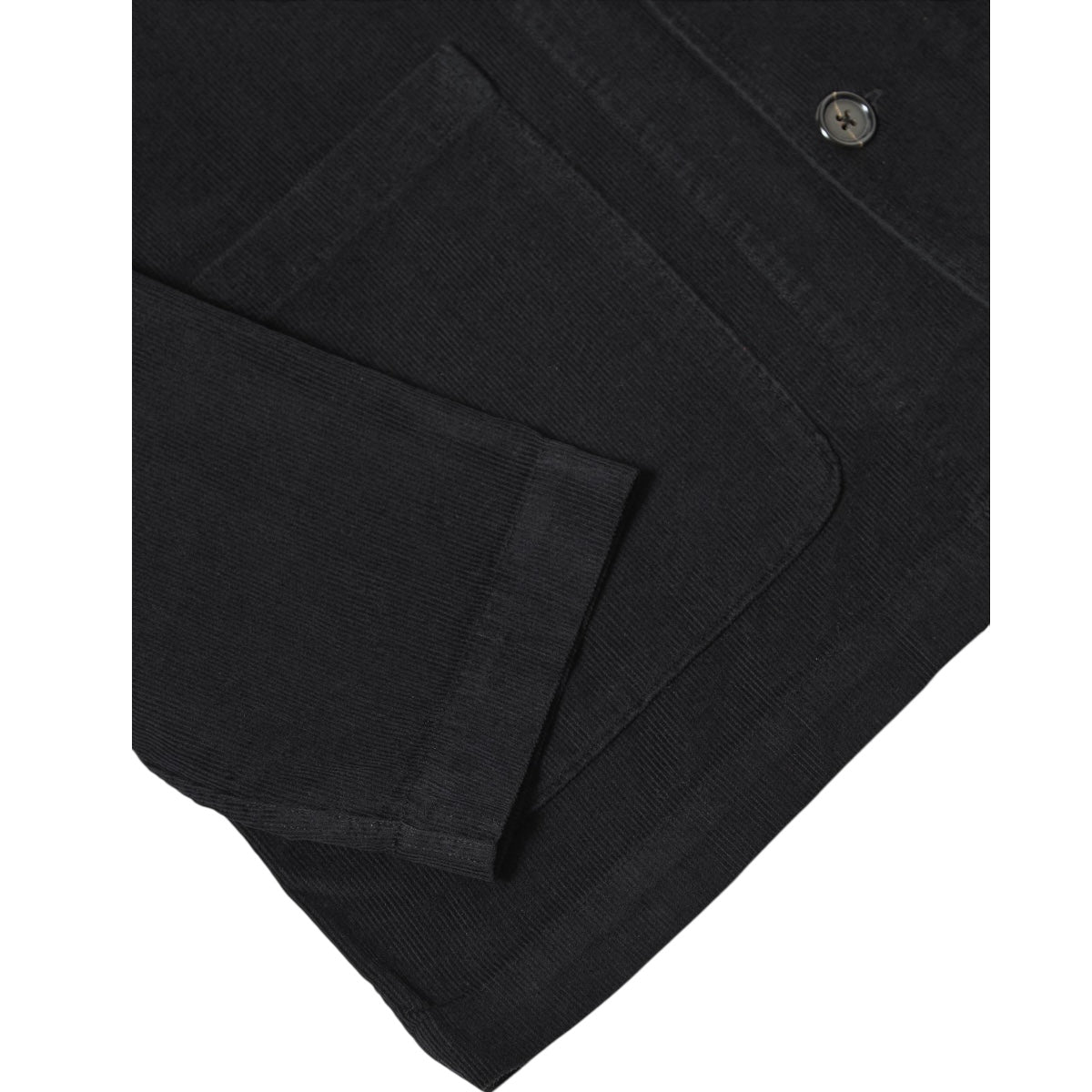 Universal Works Bakers Overshirt Fine Organic Cord black