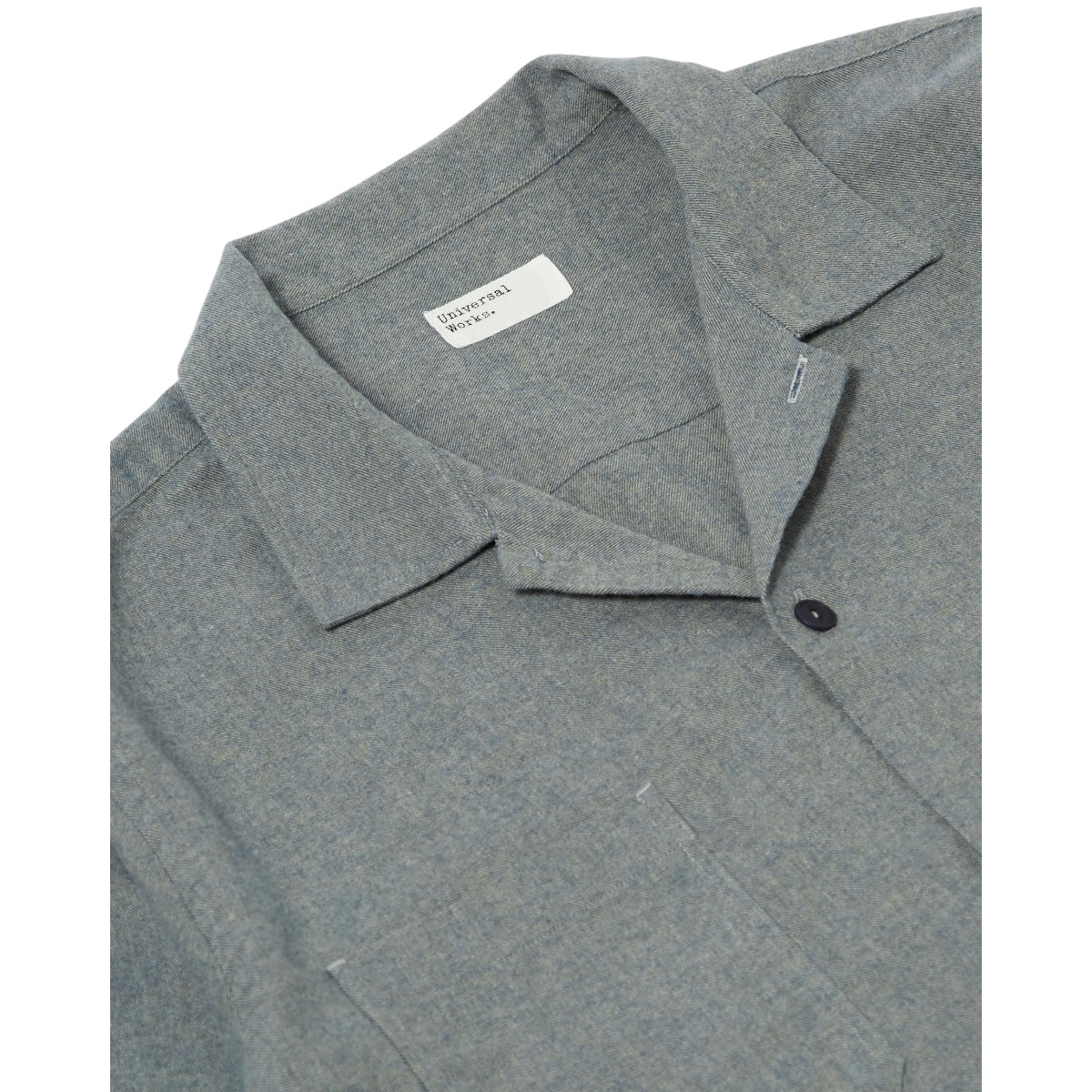 Universal Works Work Shirt Brushed Flannel navy