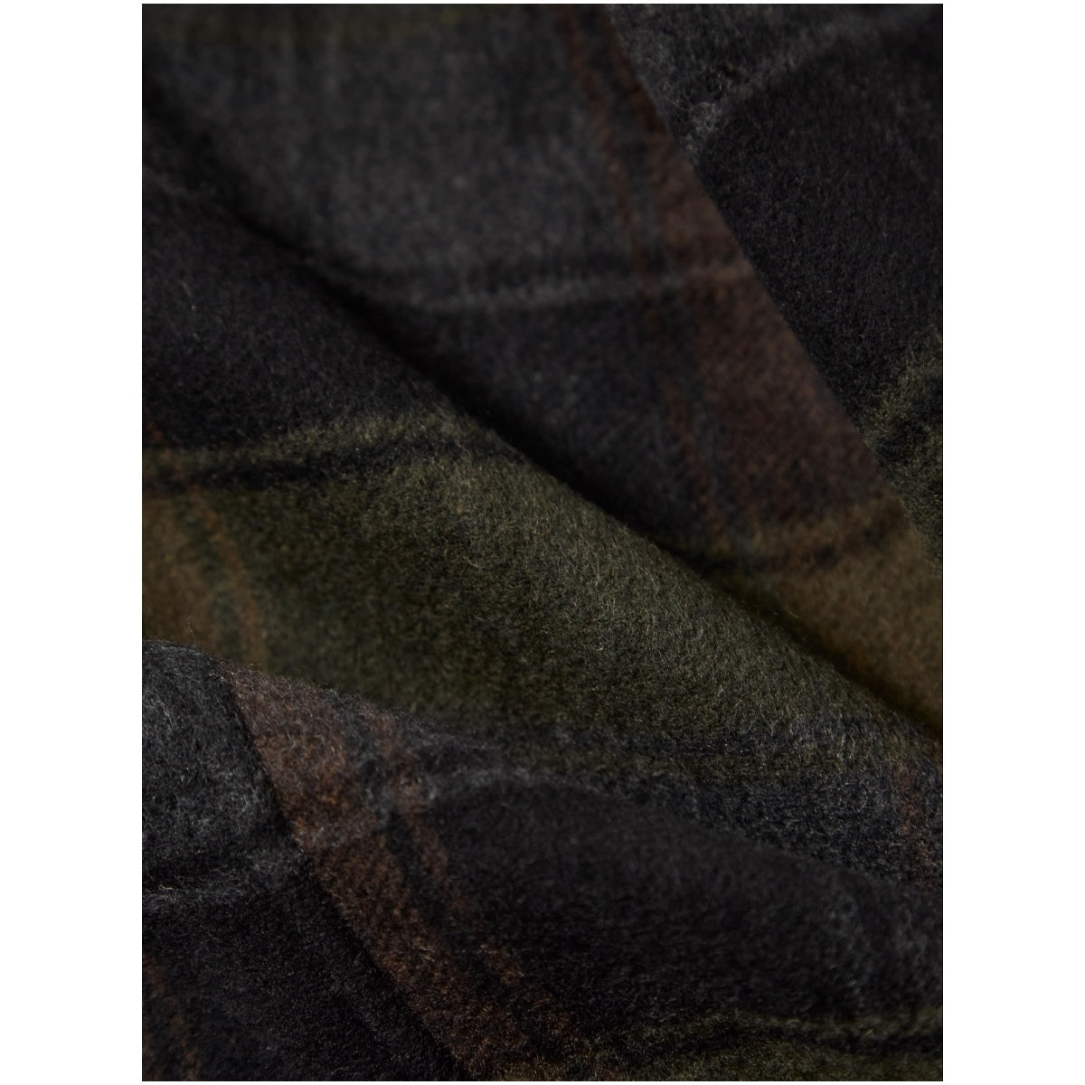 Universal Works Account Coat Berlin Wool Check black/brown