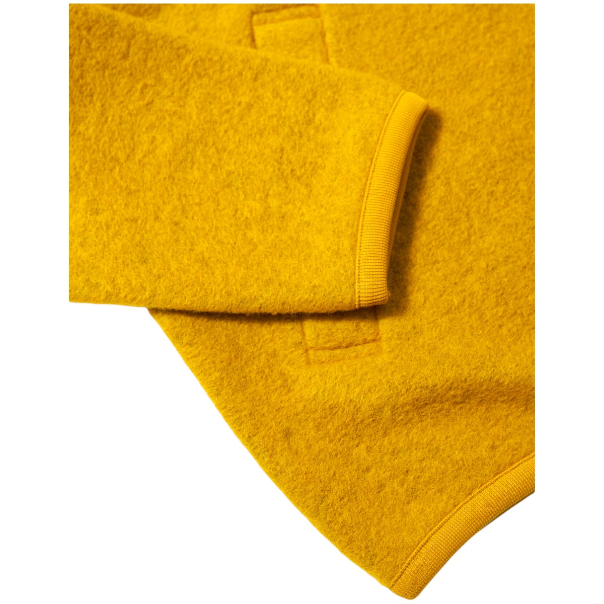 Universal Works Zip Bomber Wool Fleece yellow