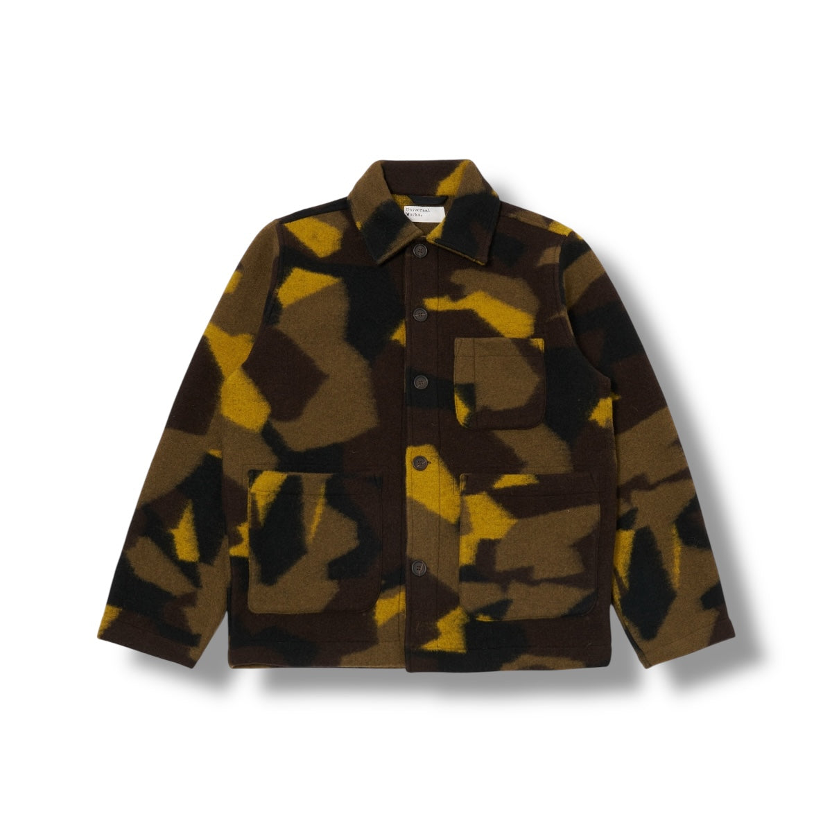 Universal Works Field Jacket Swede Camp Fleece camo