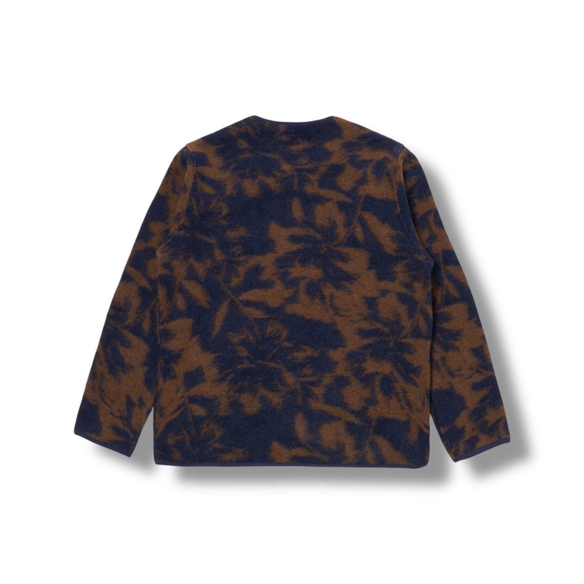 Universal Works Zip Liner Jacket Studio Fleece navy/brown