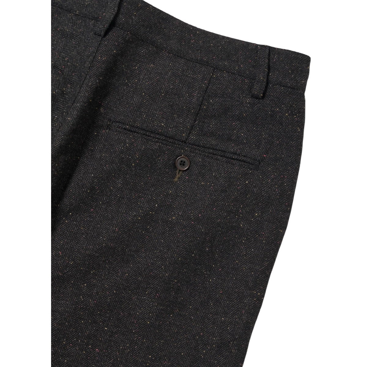 Universal Works Military Chino Salt N Pepper Tweed black